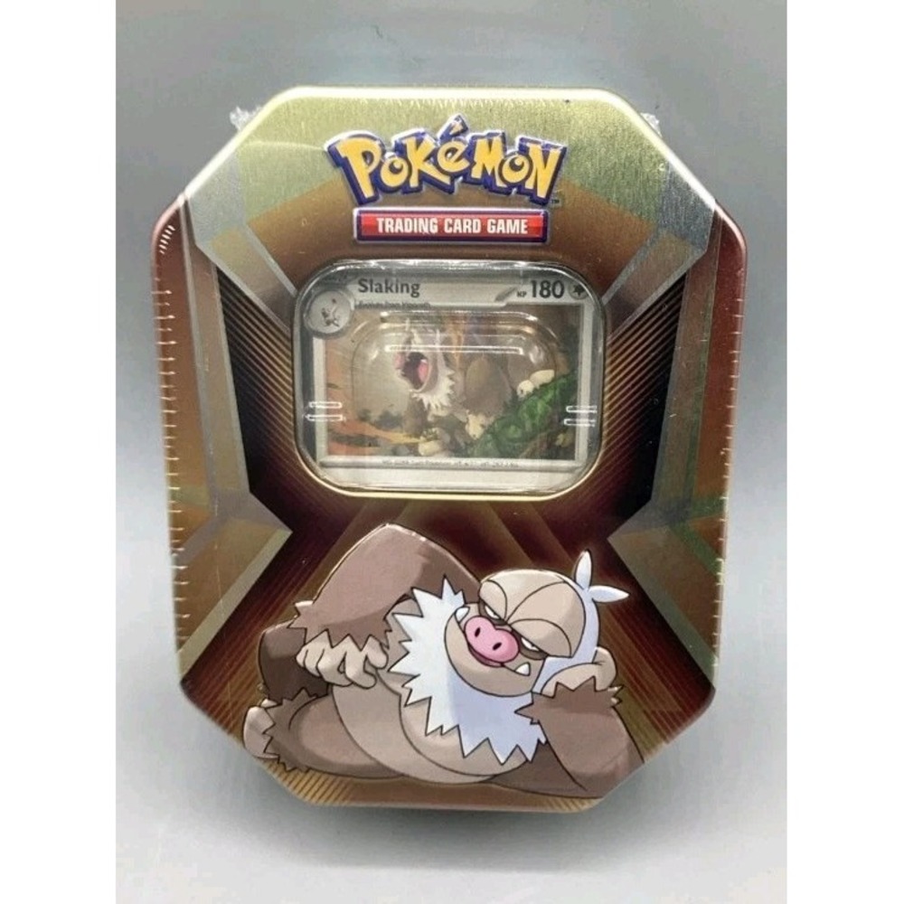 Pokémon TCG Triple Whammy Collector Tin - Slaking NEW SEALED